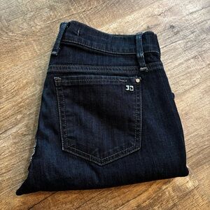 Joe's Jeans Women's Size 24 The Cigarette Straight + Narrow Leg Jeans‎ Dark Blue